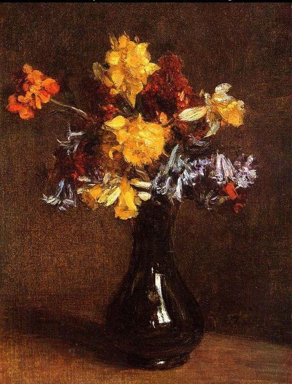 Henri Fantin-Latour Vase of Flowers